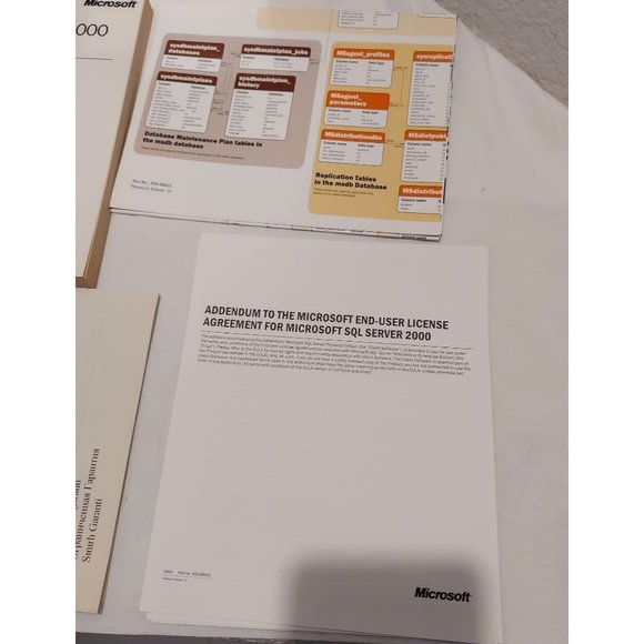 Microsoft SQL Server 2000 Standard Edition w/5 Client Licenses - 228-00690 - Picture 6 of 8